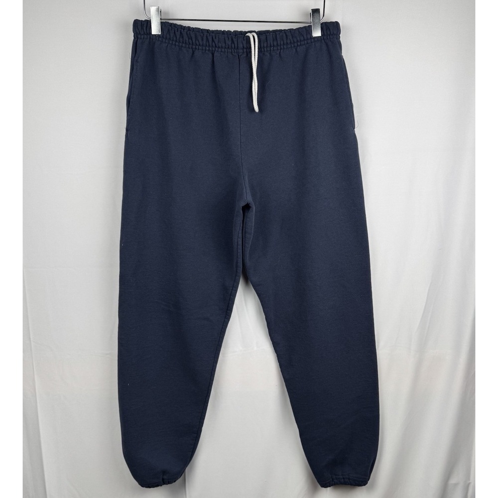 VTG Jeerzees Athletic Sweatpants Adult‎ Medium Navy Blue Joggers Pockets